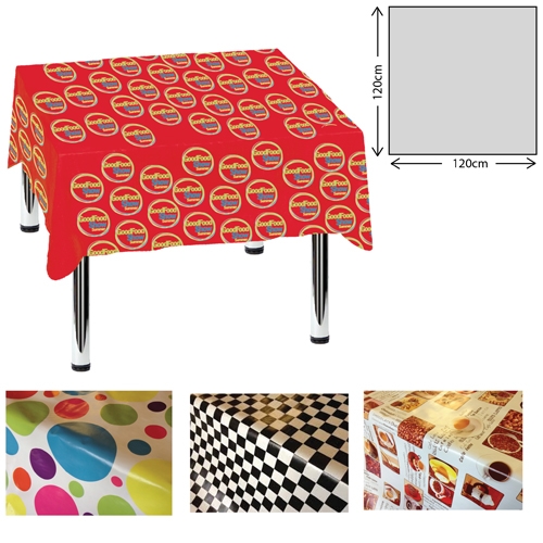 Plastic Tablecloth (120 x 120cm)